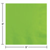 Touch Of Color Fresh Lime Green Beverage Napkins, 5"x5", 600PK 803123B